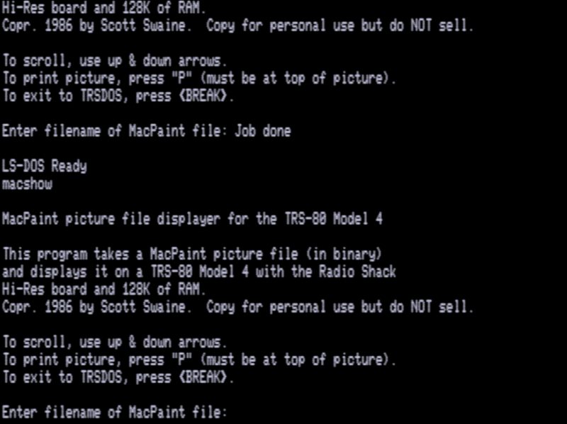 Screen shot